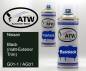 Preview: Nissan, Black (matt-Exterior Trim), G01-1 / AG01: 400ml Sprühdose + 400ml Klarlack - Set, von ATW Autoteile West.